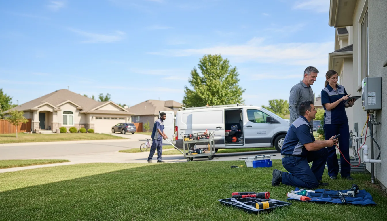 Tankless water heater service in Leesburg, OH